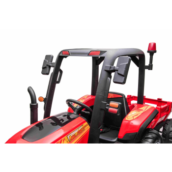 Traktor BLAST Z Przyczepką Czerwony